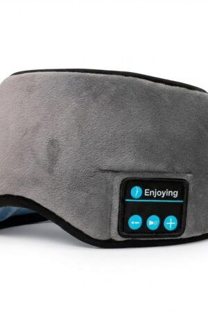 Máscara de Dormir com Áudio Bluetooth, Sono Profundo e Conforto Total para Viagens
